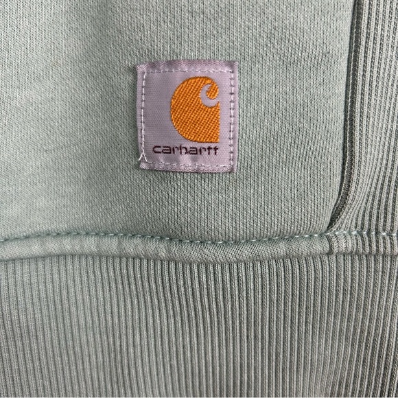Carhartt Mint Green Sweatshirt Size XS - Picture 6 of 13
